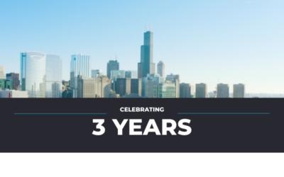 Chicago 3 year anniversary